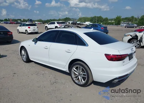 2020 Audi A4 Premium 45 Tfsi Quattro S Tronic z USA, uszkodzony, nr VIN WAUDNAF40LA043381